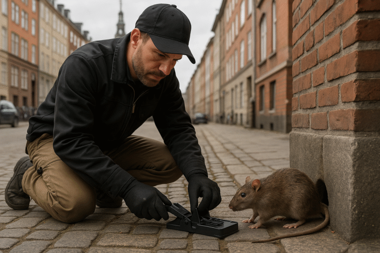 Illustration af rottebekæmpelse