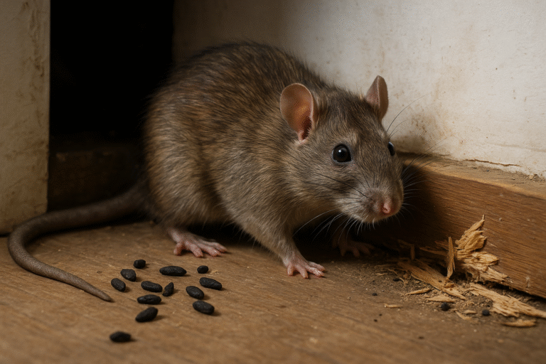 Illustration af tegn på rotter