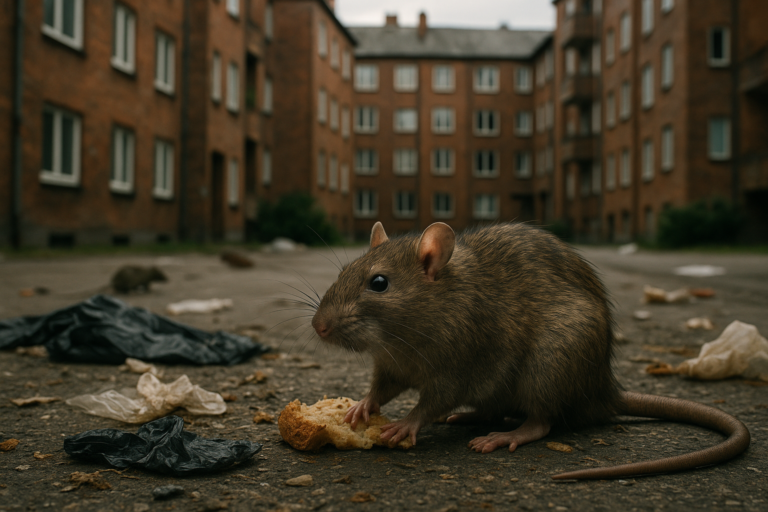 Illustration af rottebekæmpelse ballerup