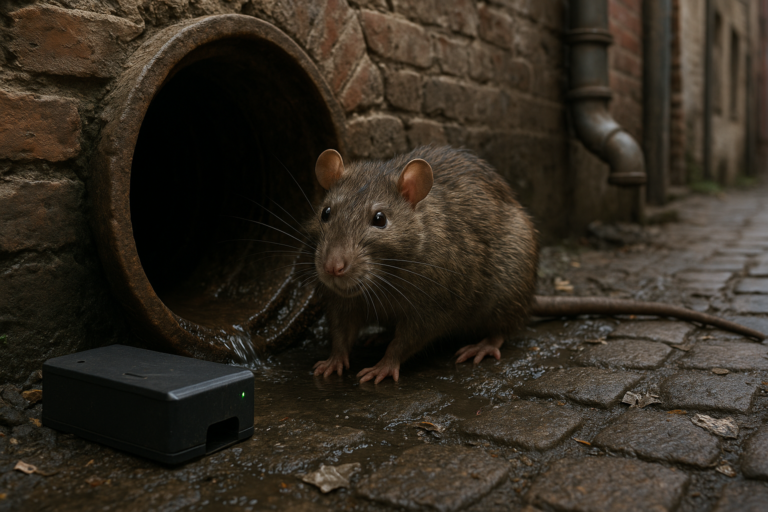 Illustration af rottebekæmpelse kbh