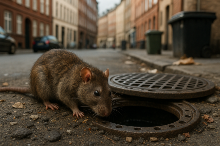 Illustration af rottebekæmpelse københavn