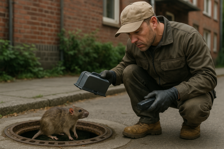 Illustration af rottebekæmpelse gentofte