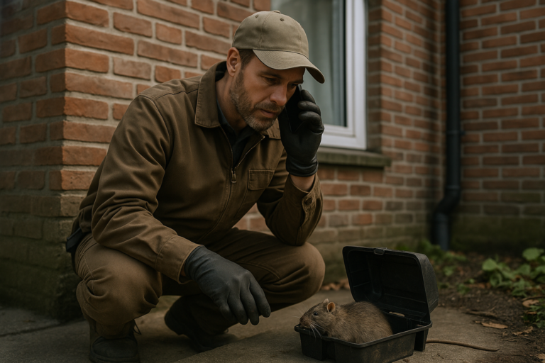 Illustration af rottebekæmpelse rødovre