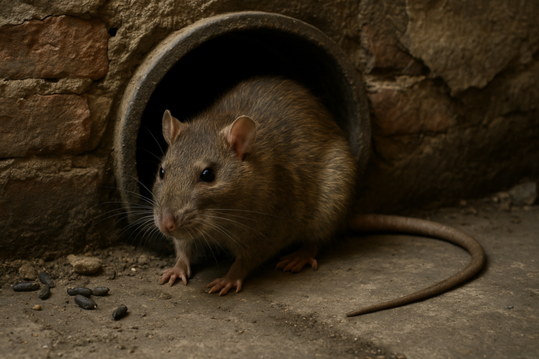 Illustration af store rotter