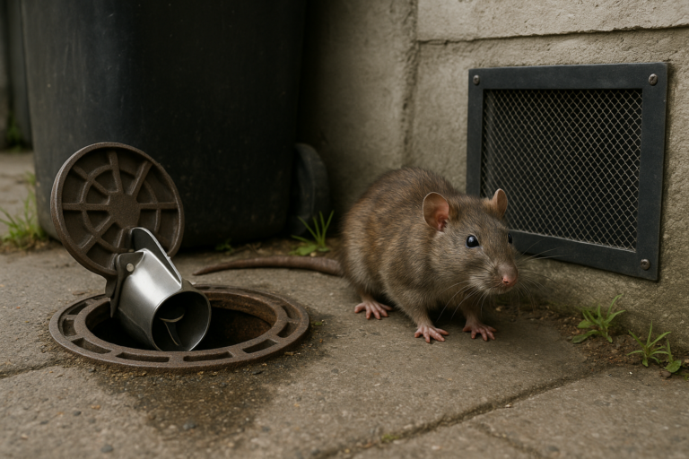 Illustration af forebyggelse af rotter