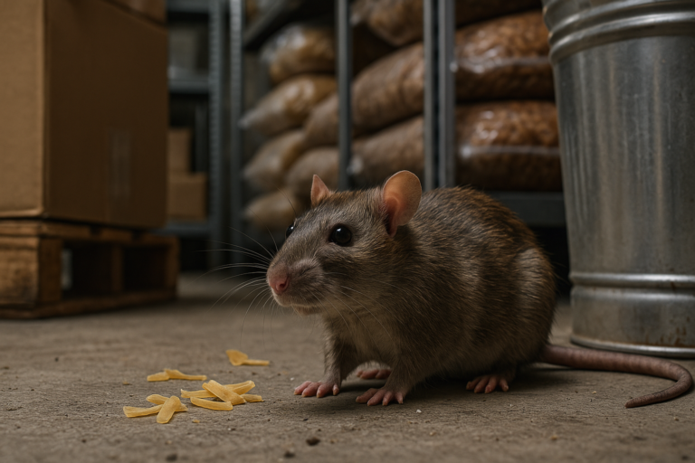 Illustration af rotter i fødevarevirksomhed