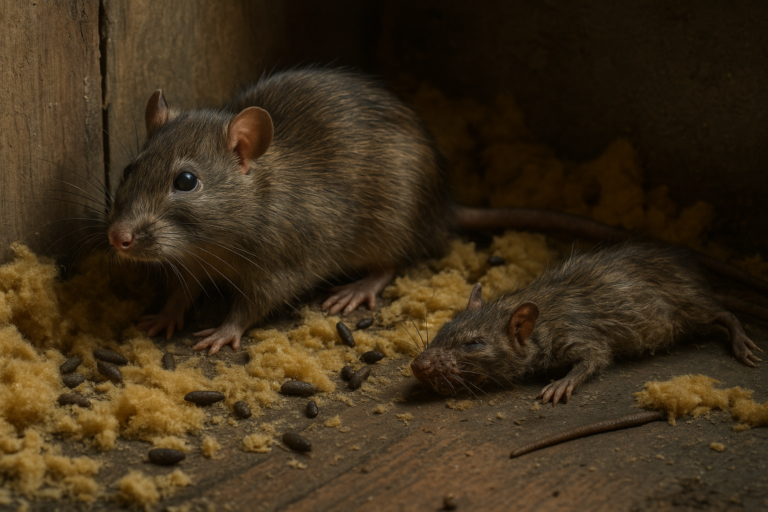 Illustration af lugter fra rotter