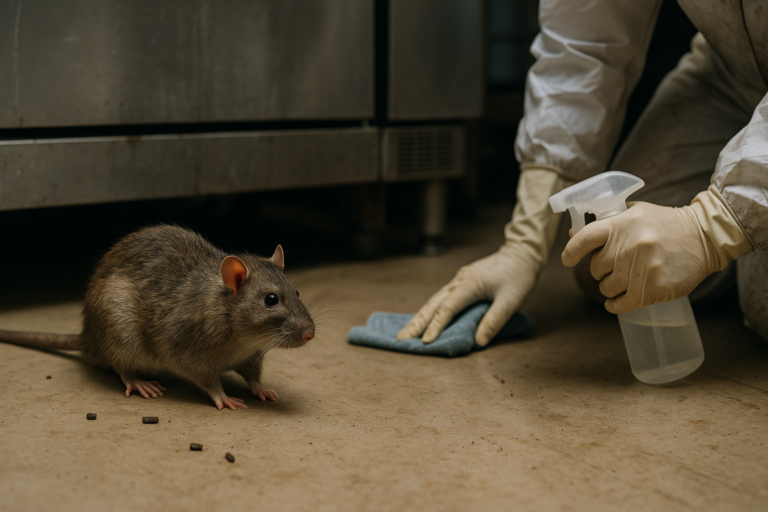 Illustration af rotter og smittefare