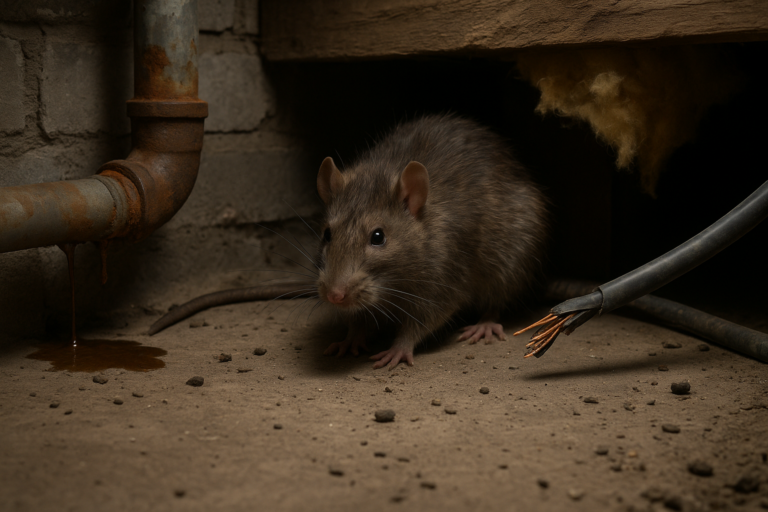 Illustration af er rotter farlige