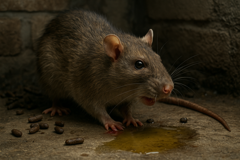 Illustration af rotter og sygdomme